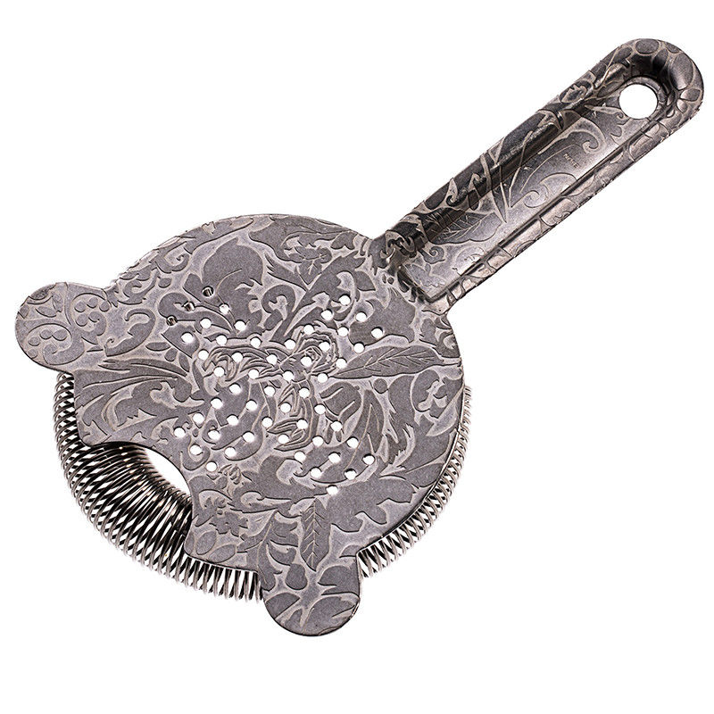 Estofador de barras de aço inoxidável para bares Bar Bar Tools Drink Strainer