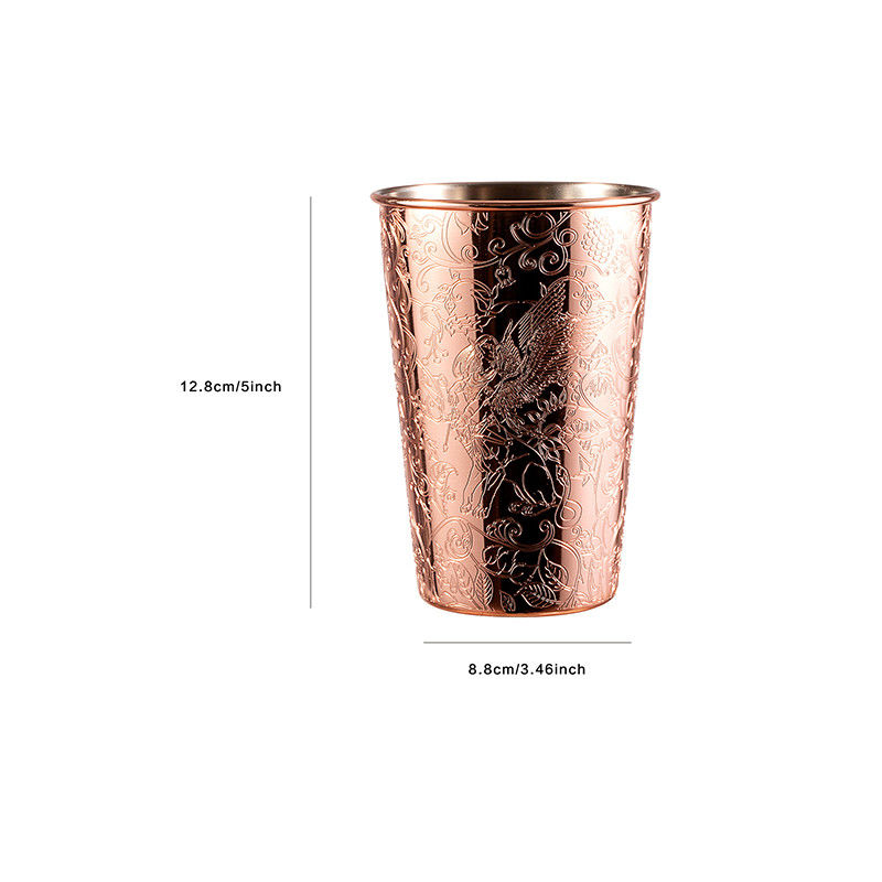 Copo de vidro de vinho de aço inoxidável Incrustável Viagem de acampamento para casa e ao ar livre