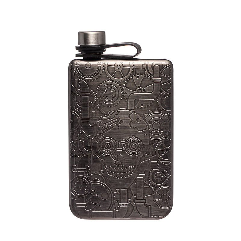 7 Oz de aço inoxidável Flask fina à prova de vazamento para festa de casamento