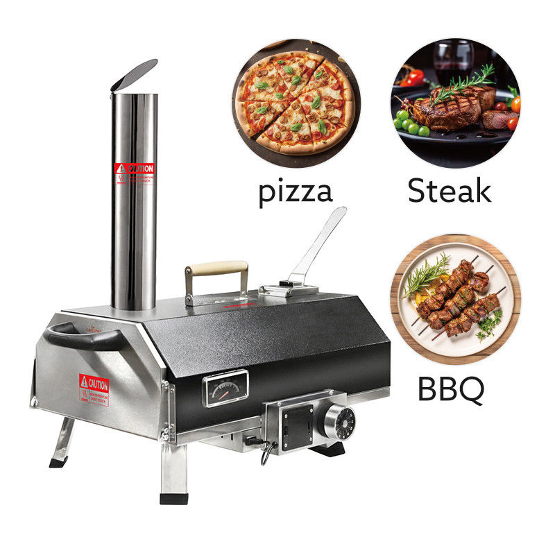 Forno de pizza ao ar livre Torradeiras de madeira Fornos de pizza autênticos pizzas assadas em pedra para acampar no quintal